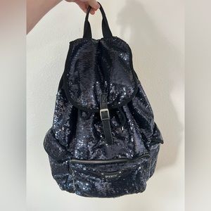 2000s Black Sequin Backpack - PINK by Victoria’s Secret